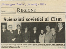Публикация в итальянской газете о визите ученых ИПУ