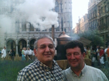  Ф.Т. Алескеров с профессором Южно-Методистского Университета (Даллас, США) Шломо Вебером в Бельгии